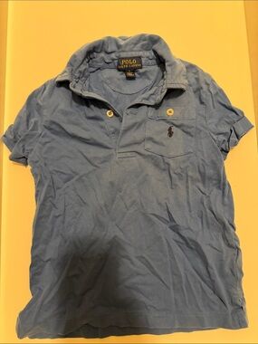 Polo by Ralph Lauren Light Blue Short-Sleeve Polo with Chest Pocket